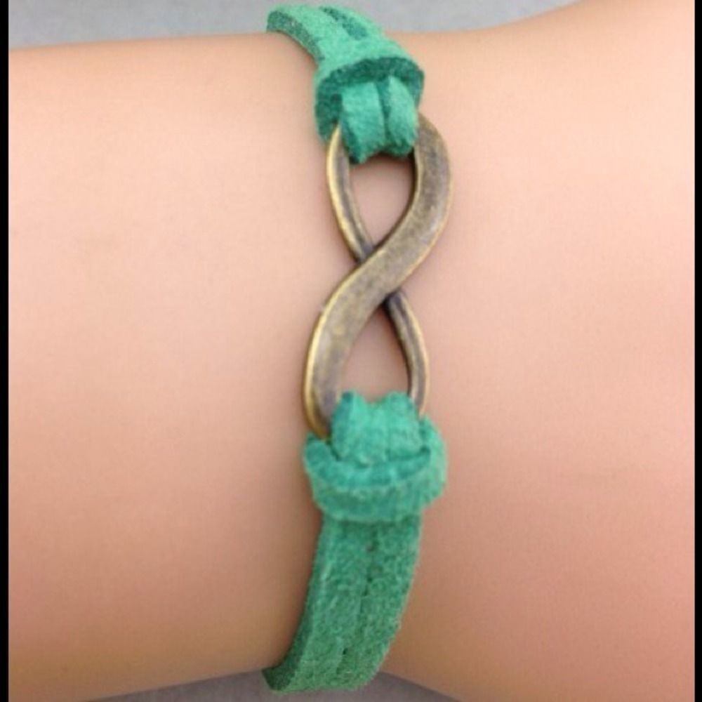 Green Infinity Bracelet